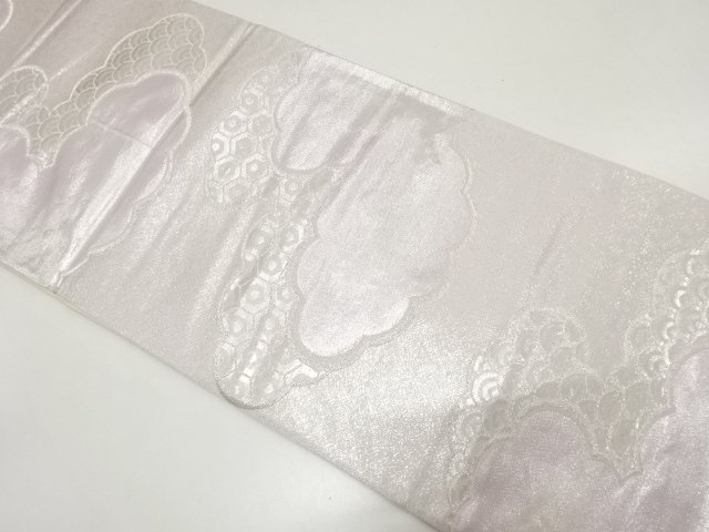 JAPANESE KIMONO / FUKURO OBI / WOVEN CLOUD & KIKKO